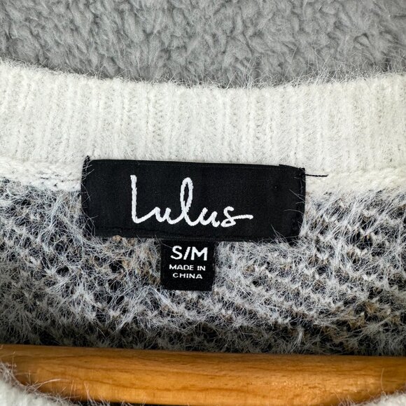 Free Spirited White Leopard Print Knit Sweater - Picture 6 of 10